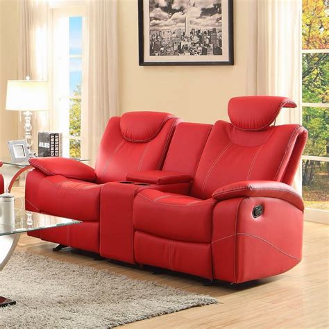 Red Recliner Sofa