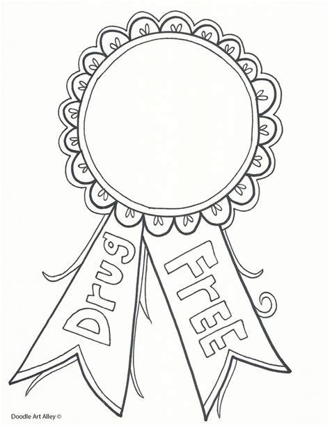 Red Ribbon Week Coloring Pages
