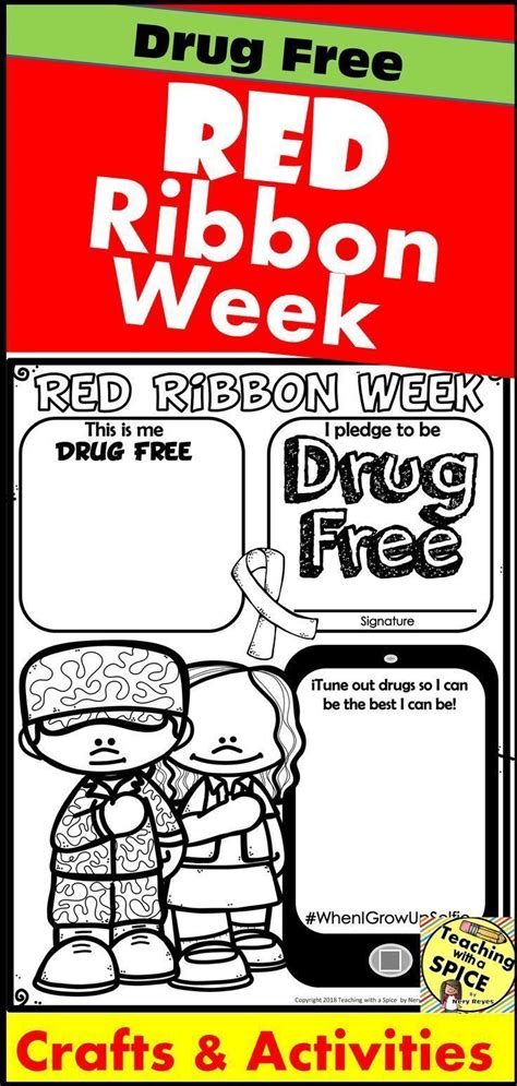 Red Ribbon Week Worksheets