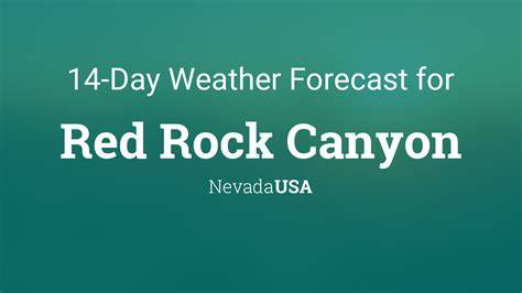 Red Rock Canyon Weather