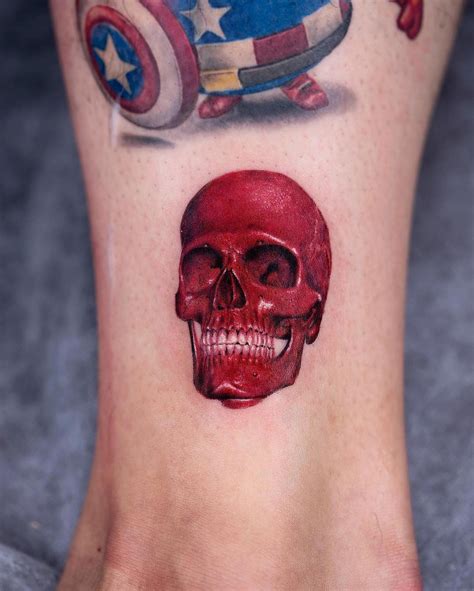 Red Skull Tattoo