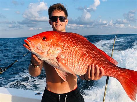 Red Snapper Catch Gulf Shores Deep Sea Fishing