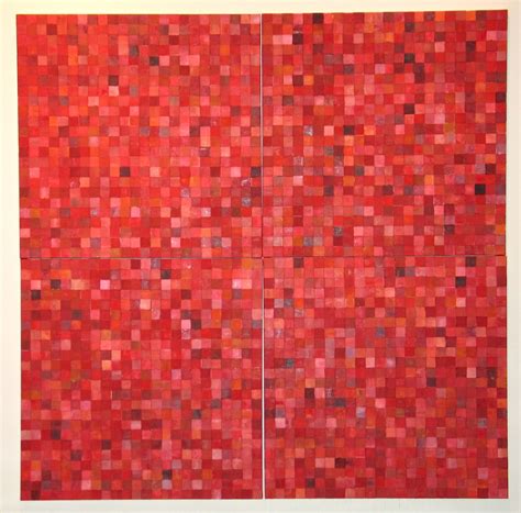 Red Square Oil Pattern Emotions