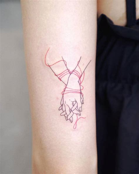 Red String Fate Tattoo