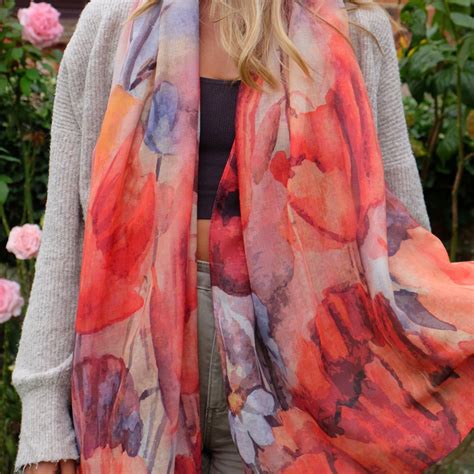 Red Summer Scarves