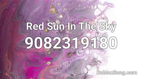 Red Sun in The Sky thing Roblox ID