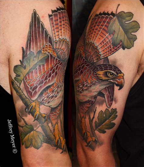 Red Tailed Hawk Tattoo