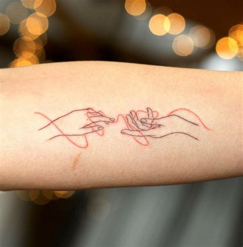Red Thread Of Destiny Tattoo