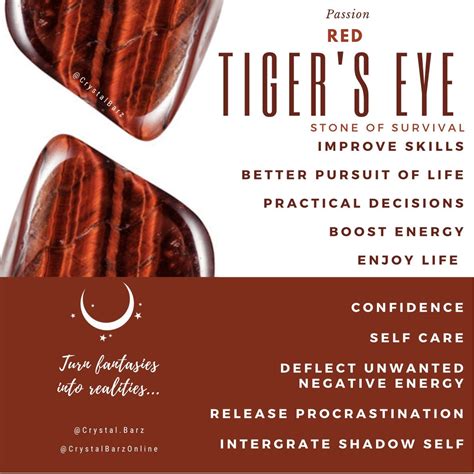 Unlock Your Inner Strength and Potential with the Wondrous Red Tiger's Eye Metaphysical Properties