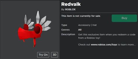 Red Valkyrie Roblox Code for 2021 : What is it & how to get it 