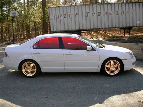 Red Window Tint on Car