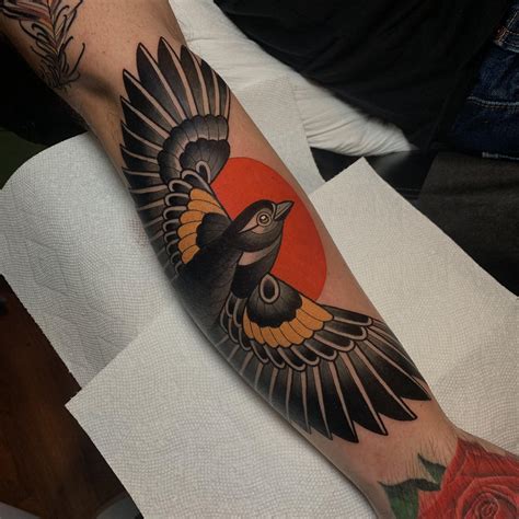 Red Wing Blackbird Tattoo