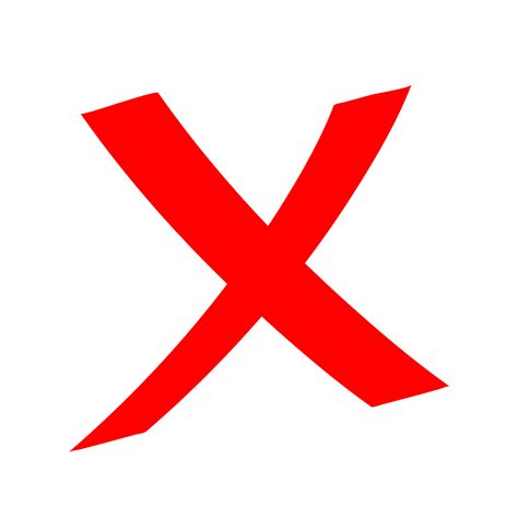 Red X Image