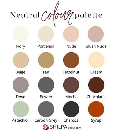 Red and Neutral Color Scheme