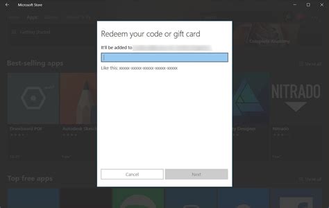 Redeem Microsoft Codes Using Microsoft Store