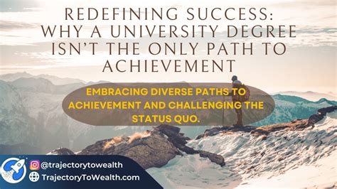 Redefining Success: Exploring Alternative Measures of Achievement