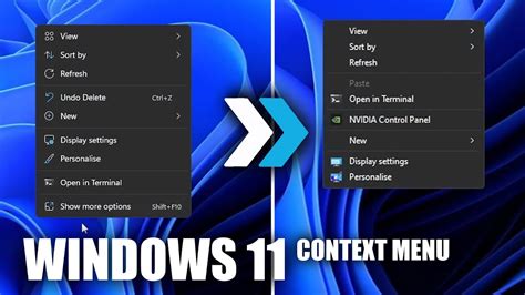 Redesigned Context Menu Coming Soon!