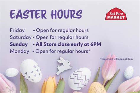 Redners Easter Hours