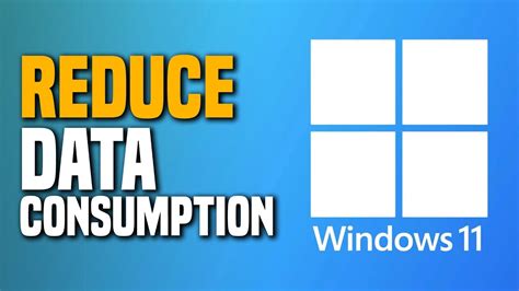 Reduce Data Consumption on Windows 11