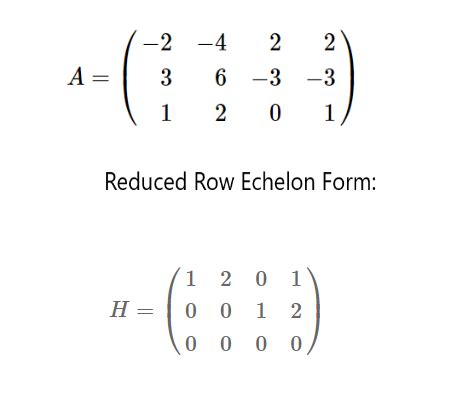 Reduced Row Echelon Form Calculator