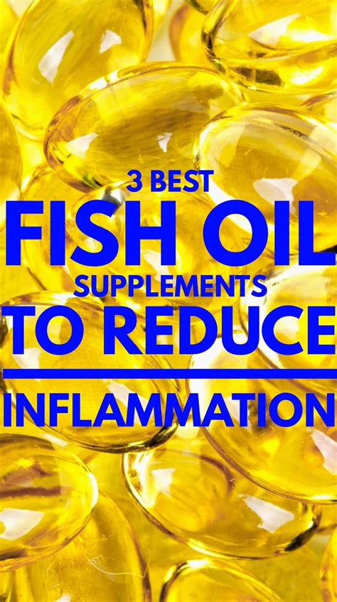 Reducing Inflammation Fish Oil