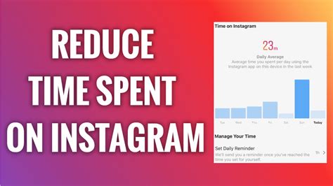 Reducing Instagram Time