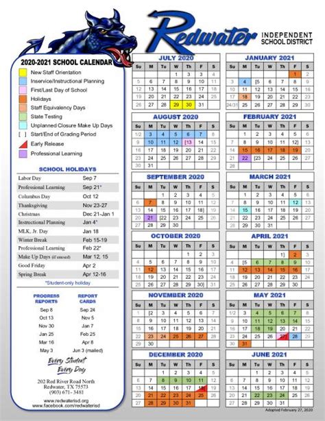 Redwater Isd Calendar