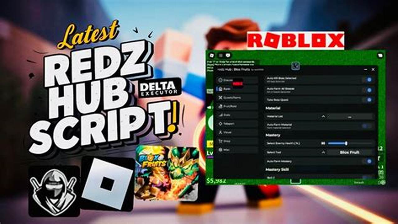Redz Hub Roblox Script 2024 In