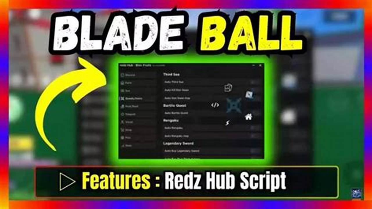Redz Hub Script Blade Ball 2024