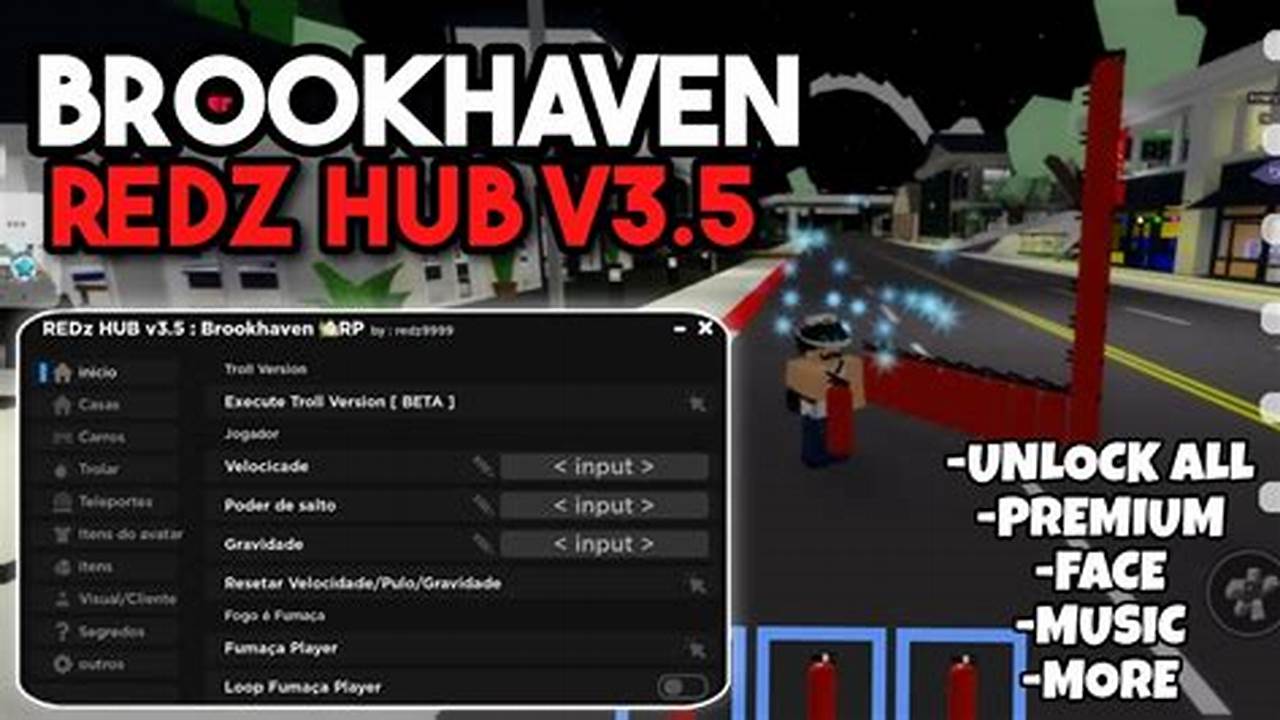 Redz Hub Script Brookhaven Pastebin 2024