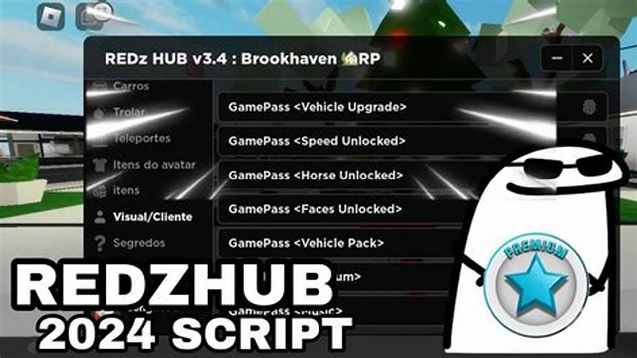 Redz Hub Script Brookhaven Pc 2024 In