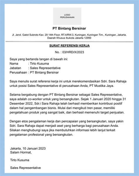 Referensi Kerja