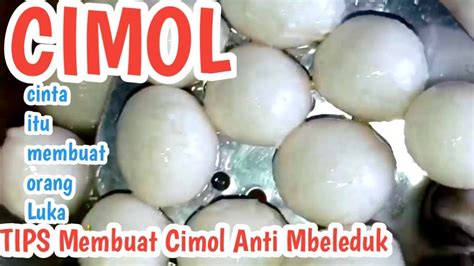 Cara membuat cimol