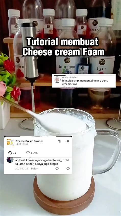 Referensi tutorial membuat cream cheese