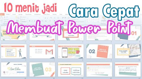 Referensi tutorial membuat power point