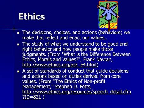 Reflect on Ethics and Values