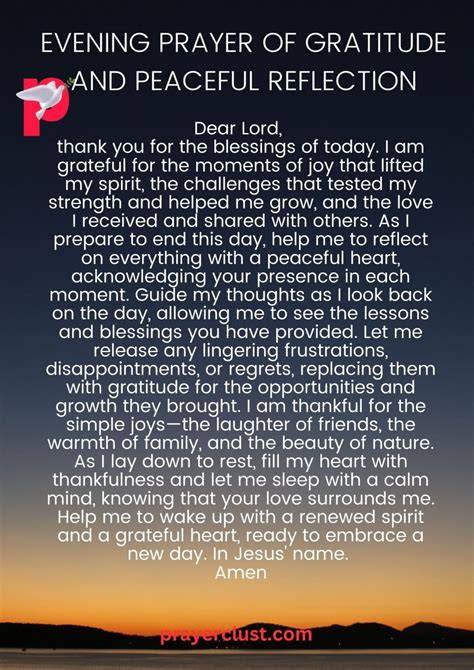 Reflection and Gratitude Blessings