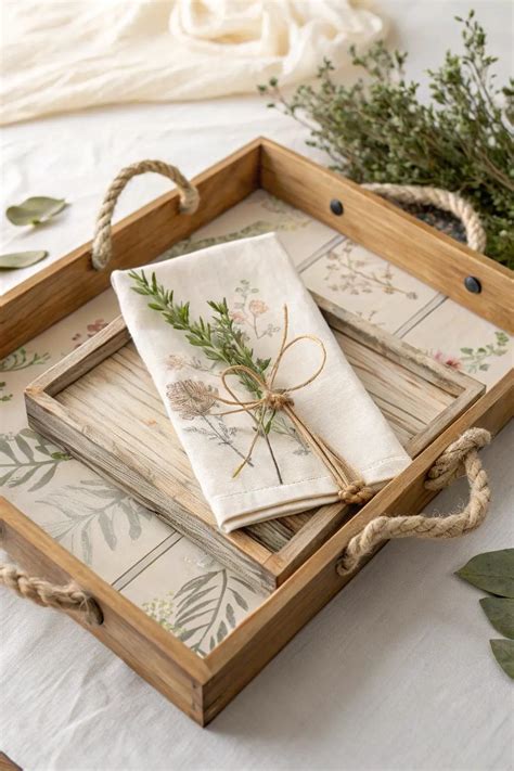 Reflection of Our Roots Decoupage Collage Tray