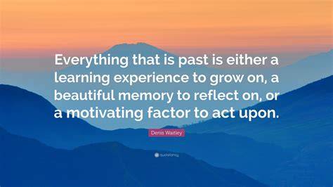 Reflection on past experience
