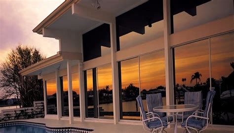 Reflective tints for patio windows