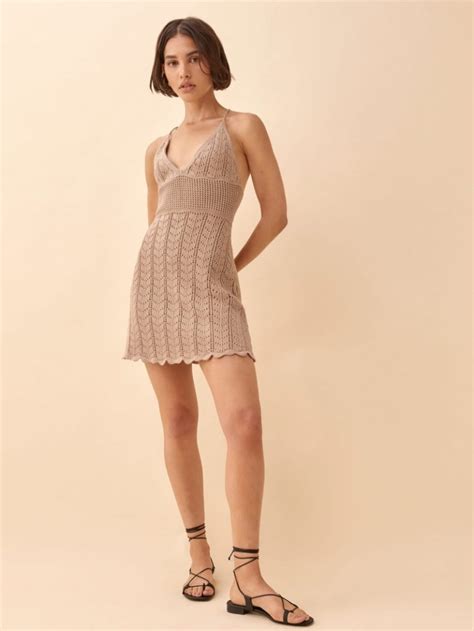 Reformation Crochet Dress