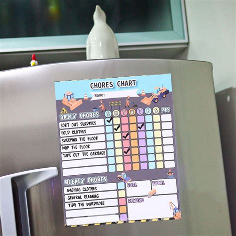 Refrigerator Chore Chart