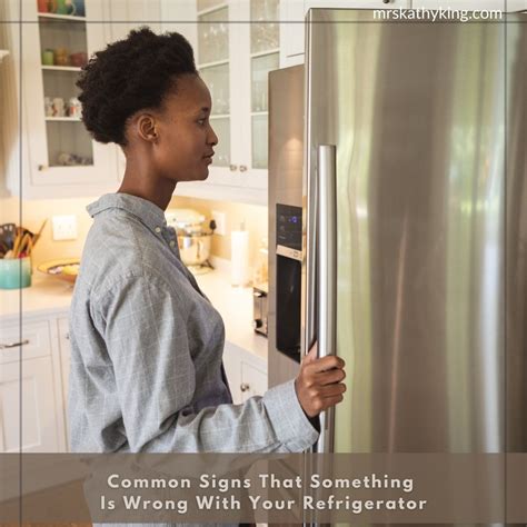 Refrigerator Problem Signs