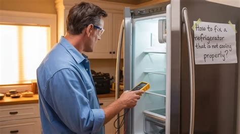 Refrigerator not cooling properly