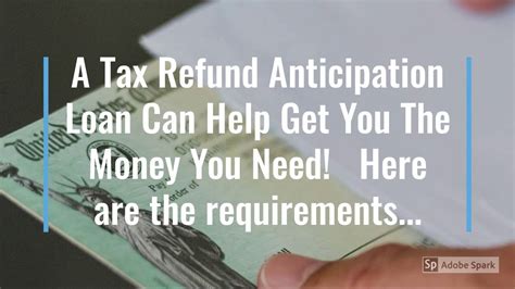 Refund Anticipation Loan Online