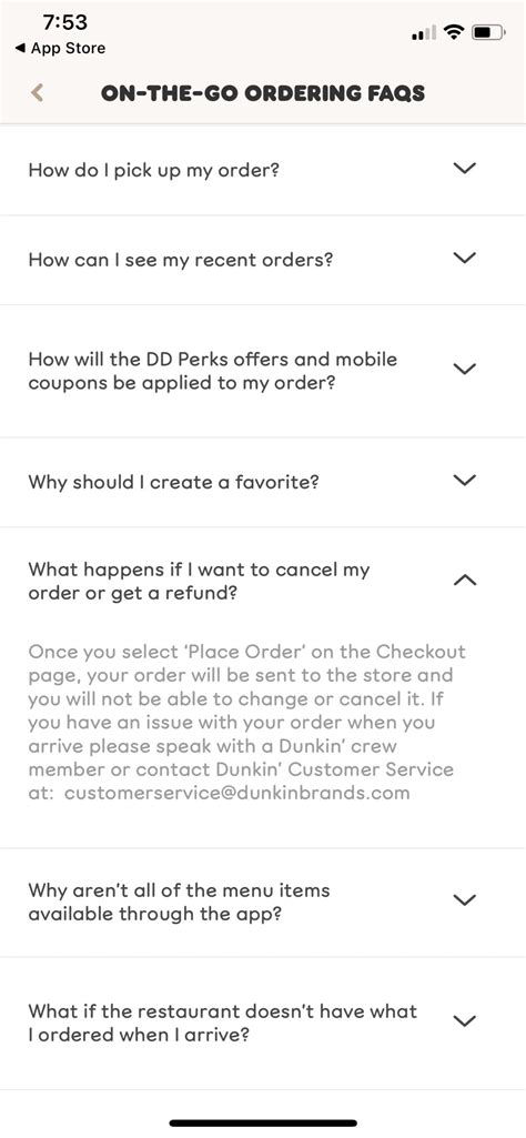 Refund Ready: Demystifying Dunkin' Mobile Order Refund Process