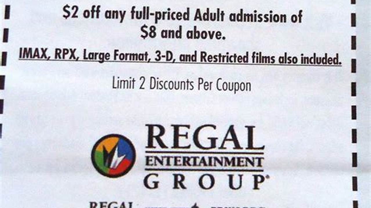Regal Theaters Promo Code 2024