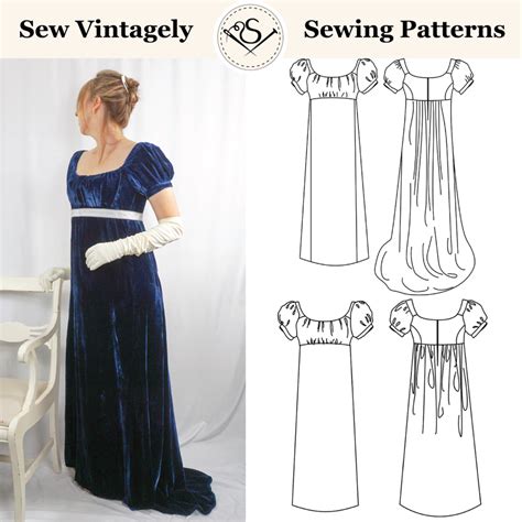 Regency Sewing Patterns