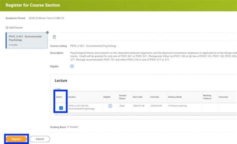 Registering for Your Course