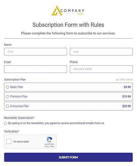 Registration or Subscription